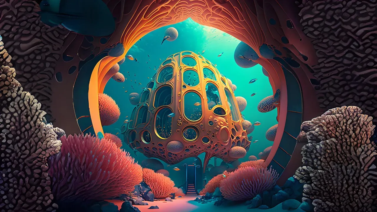 Coralverse — Neo-Futurism estate